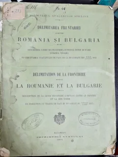 Delimitarea fruntariei dintre Romania si Bulgaria