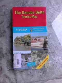 DELTA DUNARII, HARTA TURISTICA