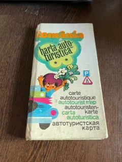 Dem. Popescu - Romania harta autoturistica