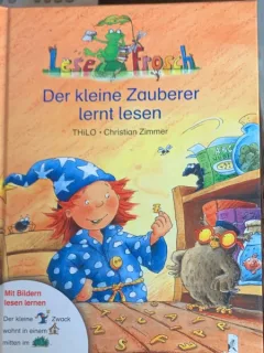 Der kleine Zauberer lernt lesen (Micul vrajitor invata sa citeasca - carte in germana) - THILO