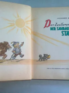 DER ZAUBERER DER SMARAGDENSTADT - ALEXANDER WOLKOW  (CARTE PENTRU COPII IN LIMBA GERMANA)