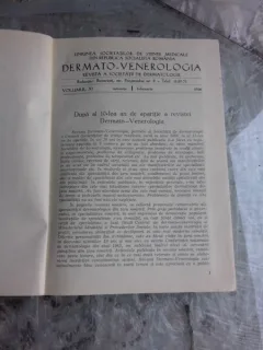 DERMATO-VENEROLOGIE REVISTA, VOLUMUL XI/1966