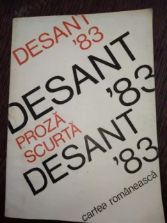 DESANT '83 -ANTOLOGIE DE PROZA SCURTA SCRISA DE AUTORI TINERI