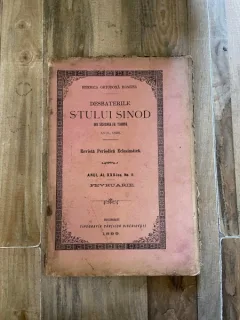 Desbaterile Sfantului Sinod din sesiunea de toamna anul 1898. Anul al XXII-lea. Nr. II Februarie