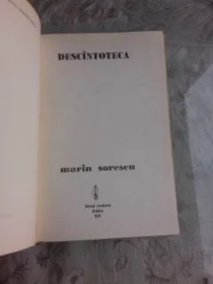DESCINTOTECA - MARIN SORESCU