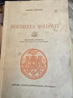 DESCRIEREA MOLDOVEI - DIMITRIE CANTEMIR