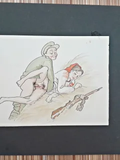 Desen erotic (cu passepartout)