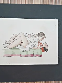 Desen erotic (cu passepartout)