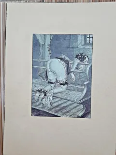 Desen erotic (cu passepartout)
