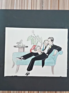 Desen erotic (cu passepartout)