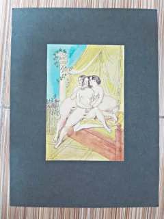 Desen erotic (cu passepartout)