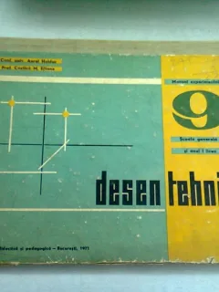 DESEN TEHNIC. MANUAL EXPERIMENTAL SCOALA GENERALA SI ANUL I LICEU - AUREL HAIDUC