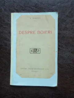 DESPRE BOIERI - C. GIURESCU