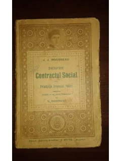DESPRE CONTRACTUL SOCIAL , J.J. ROUSSEAU
