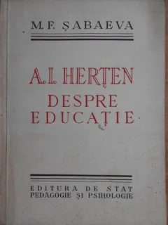 Despre educatie - A. I. Herten