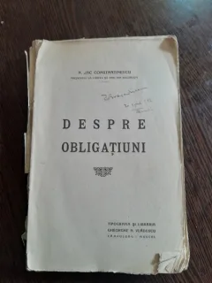 Despre obligatiuni - N. Jac Constantinescu