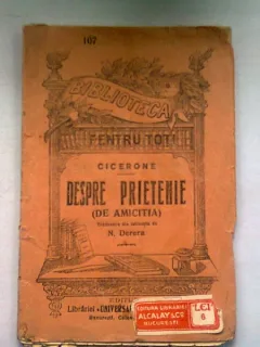 DESPRE PRIETENIE - CICERONE