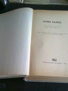DESPRE RAZBOI - CARL VON CLAUSEWITZ