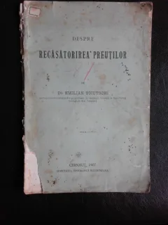 Despre recasatorirea preutilor - Emilian Voiutschi