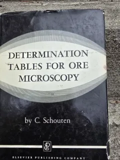 Determination tables for ore microscopy - C. Schouten