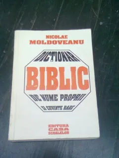 DICTIONAR BIBLIC DE NUME PROPRII SI CUVINTE RARE - NICOLAE MOLDOVEANU
