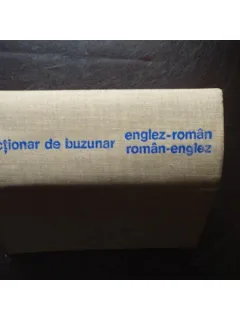 DICTIONAR DE BUZUNAR ENGLEZ ROMAN , ROMAN ENGLEZ