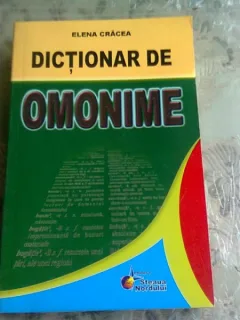 DICTIONAR DE OMONIME - ELENA CRACEA