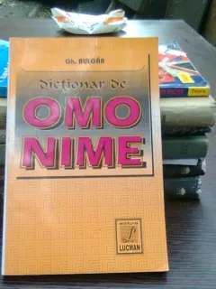 Dictionar de omonime - Gh. Bulgar
