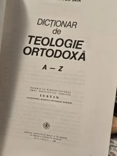 DICTIONAR DE TEOLOGIE ORTODOXA de ION BRIA , 1981