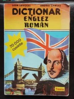 DICTIONAR ENGLEZ ROMAN - LEON LEVITCHI editie cartonata