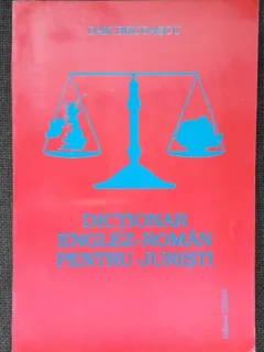 Dictionar englez roman pentru juristi - Dan Brudascu
