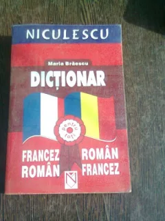 DICTIONAR FRANCEZ ROMAN, ROMAN FRANCEZ - MARIA BRAESCU