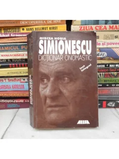 Dictionar onomastic , Mircea Horia Simionescu