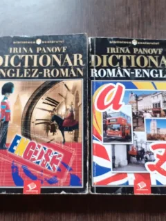 DICTIONAR ROMA ENGLEZ SI  ENGLEZ ROMAN - IRINA PANOVF