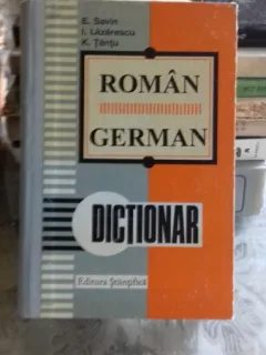 DICTIONAR ROMAN GERMAN - E. SAVIN