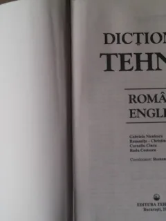 DICTIONAR TEHNIC ROMAN-ENGLEZ,2001