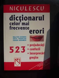 DICTIONARUL CELOR MAI FRECVENTE ERORI,WALTER KRAMER