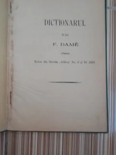 Dictionarul dlui F. Dame, studiu