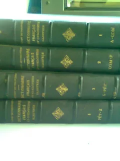 DICTIONNAIRE FRANCAIS ILLUSTRE ET ENCYCLOPEDIE UNIVERSELLE - DUPINEY DE VOREPIERRE   4 VOLUME
