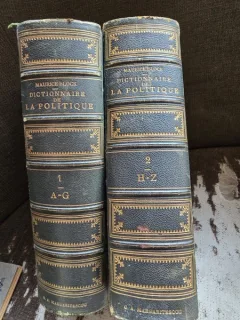 Dictionnaire General de la politique - Maurice Block Tome I; II