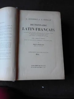 DICTIONNAIRE LATIN-FRANCAIS - EMILE CHATELAIN