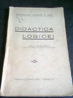 DIDACTICA LOGICEI - ION F. BURICESCU