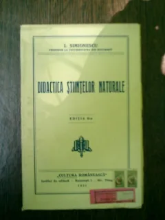 Didactica stiintelor naturale - I. Simionescu