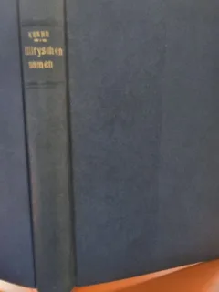 Die Alten Balkanillyrischen Geographischen Namen - Hans Krahe (cu semnatura lui  Al. Graur)