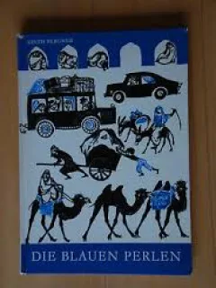 DIE BLAUEN PERLEN - EDITH BERGNER  (CARTE IN LIMBA GERMANA)