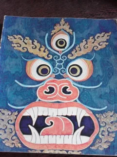 DIEUX ET DEMONS DE L'HIMALAYA, ART DU BOUDDHISME LAMAIQUE, ALBUM, TEXT IN LIMBA FRANCEZA