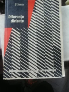 DIFERENTE DIVIZATE - D.V. IONESCU