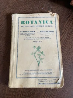 Dimitrie Dimo Botanica pentru cursul superior de liceu (1938)
