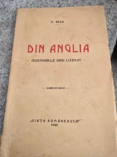 Din Anglia, insemnarile unui literat - M. Beza