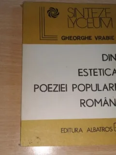 DIN ESTETICA POEZIEI POPULARE ROMANE - GHEORGHE VRABIE